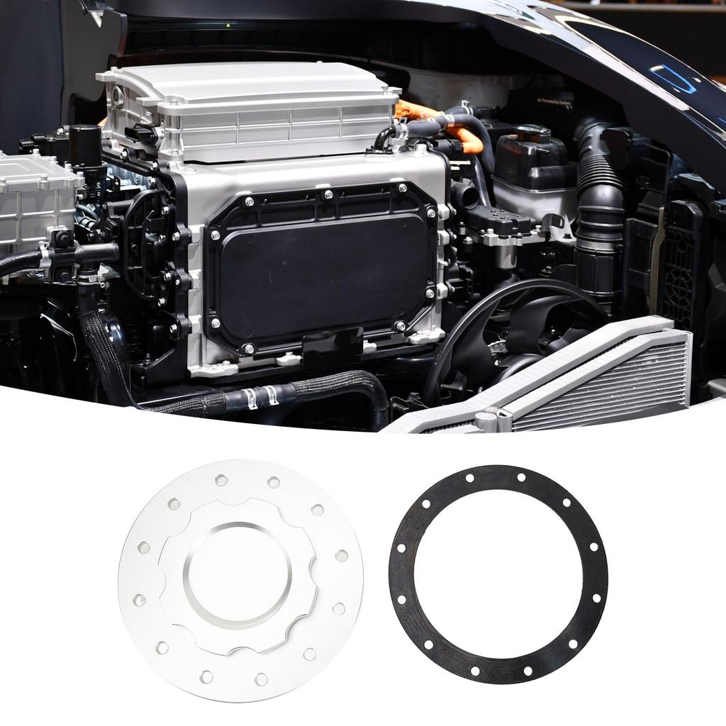 Fuel Cell Cap SLFCC 01 12 Heavy Duty Flexible Sealing Efficient Filler Neck Cap Gasket Kit Universal Car (Silver)