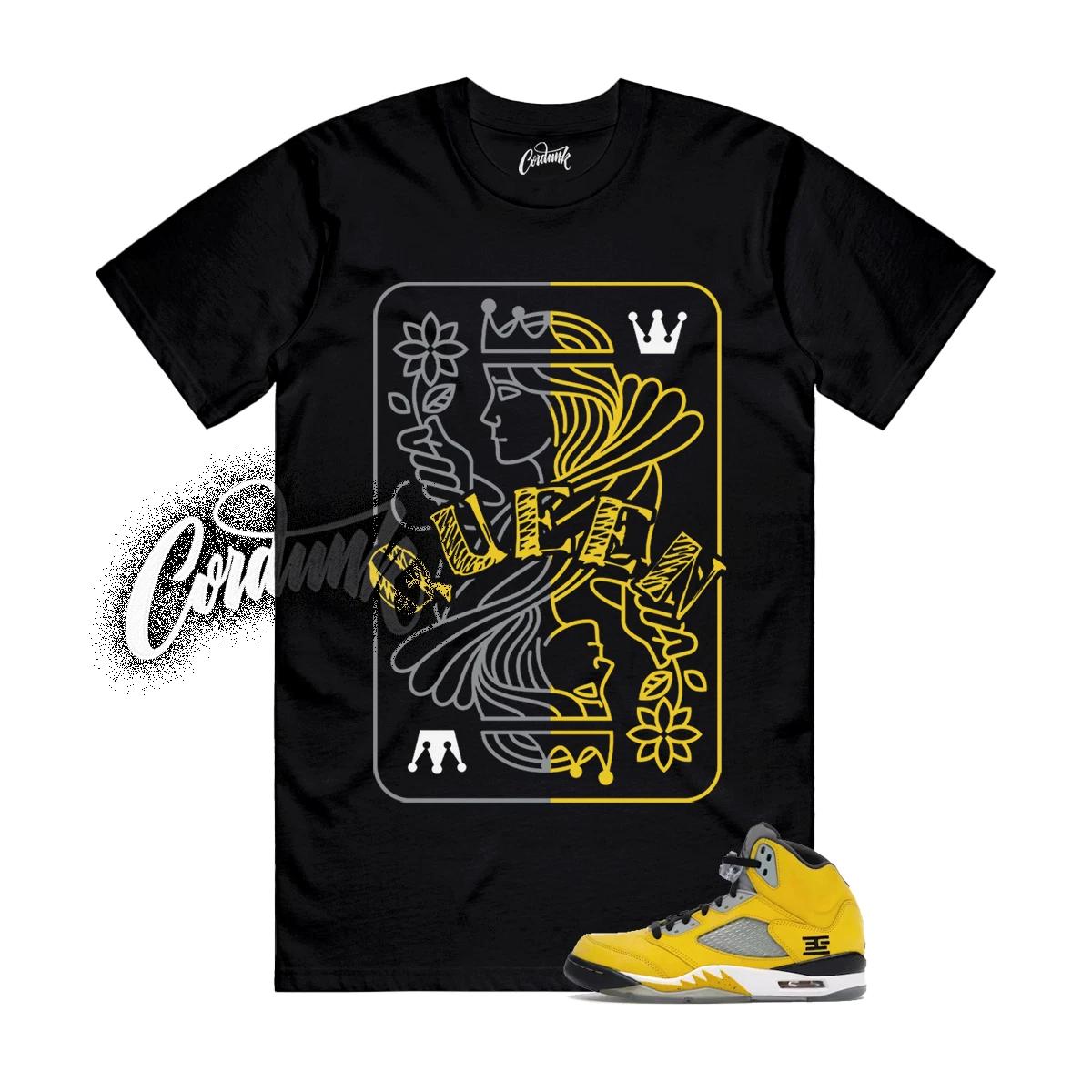 5 Tokyo Yellow Black White T Shirt Match QUEEN 150