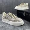 Fashion Men's Shoe Trend 2025 Spring New Casual Breathable Soft Soled Canvas Shoes Lightweight and Simple Casual Board Shoes Sneakers