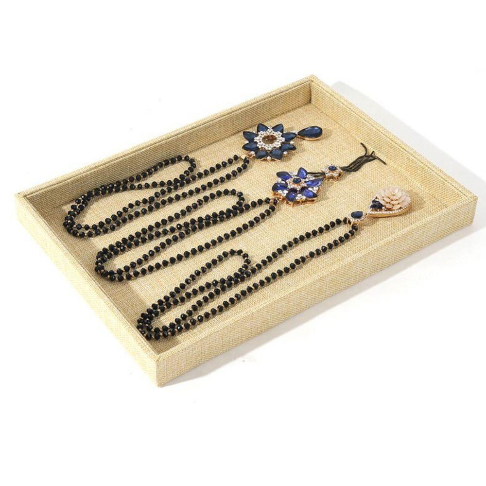 Large Capacity Velvet Jewelry Tray Necklaces Jewelry Display Holder  Jewelry Display