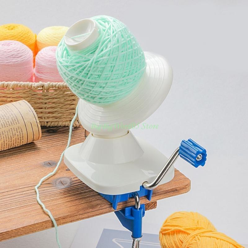 24TE Yarn Winder Practical Winding Machine Wool Roller Knitting Accessories Manual Quick Wool Wire Winder Easy to Install