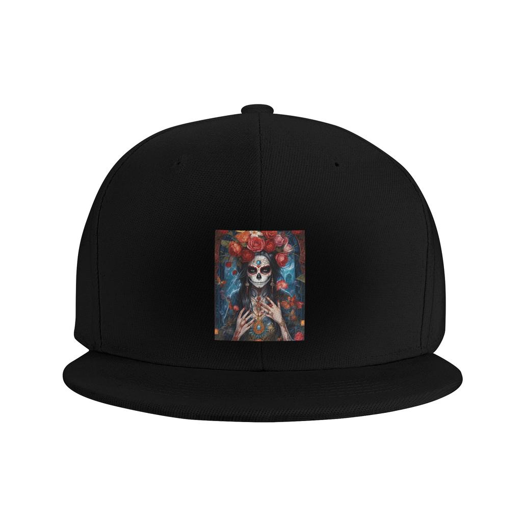 Mexican Catrina Sugar Skull Lady Baseball Caps Snapback Fashion Baseball Hats Casual Casquette Outdoor for Unisexs And WoUnisexs