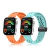 Comfortable Silicone Band with Magnetic Lock Breathable Accessory Sweat Resistant Silicone Watch Strap for Watch Fit3