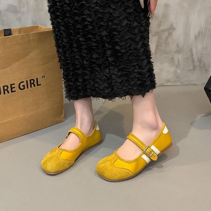 Women Marie Janes Shoes Flat Sandals Woman Sport Sneaker 2025 Trend Summer Loafers Casual Shoes Comfort Soft Leather Zapatillas