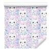 Kittens and Flowers Wallpaper for Living Room and Bedroom 50x1000