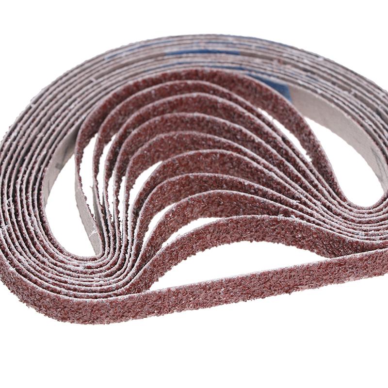 10Pcs Sanding Belt Belts For Sander Power Tool 40,60,80,100,120,180,320 Grit