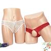 Flirty Couples Underwear - Matching Fun & Playful Designs with Open Crotch Feature.