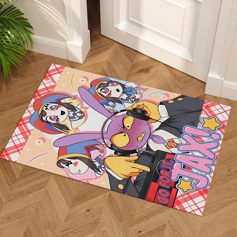 Colorful Cartoon Characters Floor Mat Perfect for Bedrooms Outdoor Living Rooms Balcony Antislip Carpet Office Home Decor