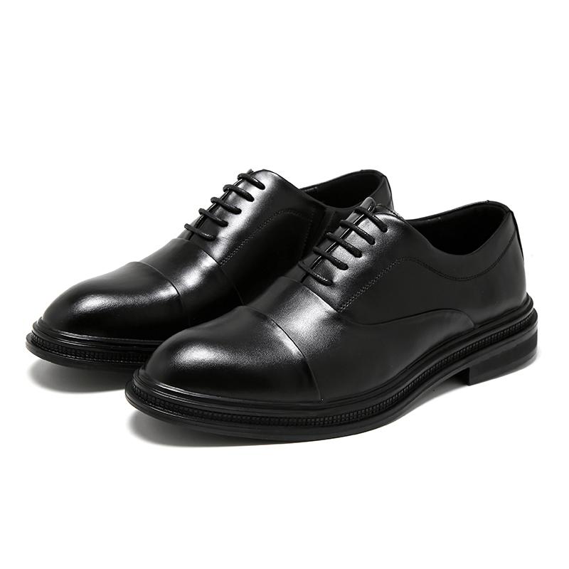 Fashion Classic men's leather shoes Elegant gentleman luxury style design Party dress daily work High quality casual business shoes