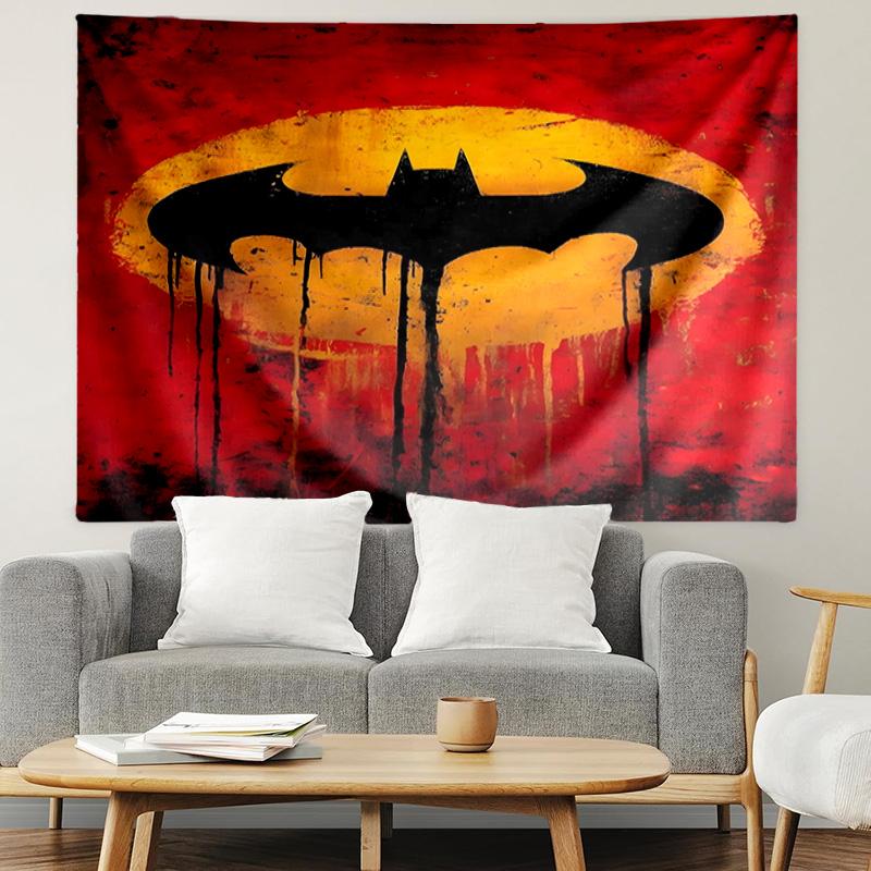 Batman Print Tapestry, Lightweight Wall Hanging, for Bedroom, Dorm, Living Room, Home Art Decor - Birthday Christmas Gift for Friends