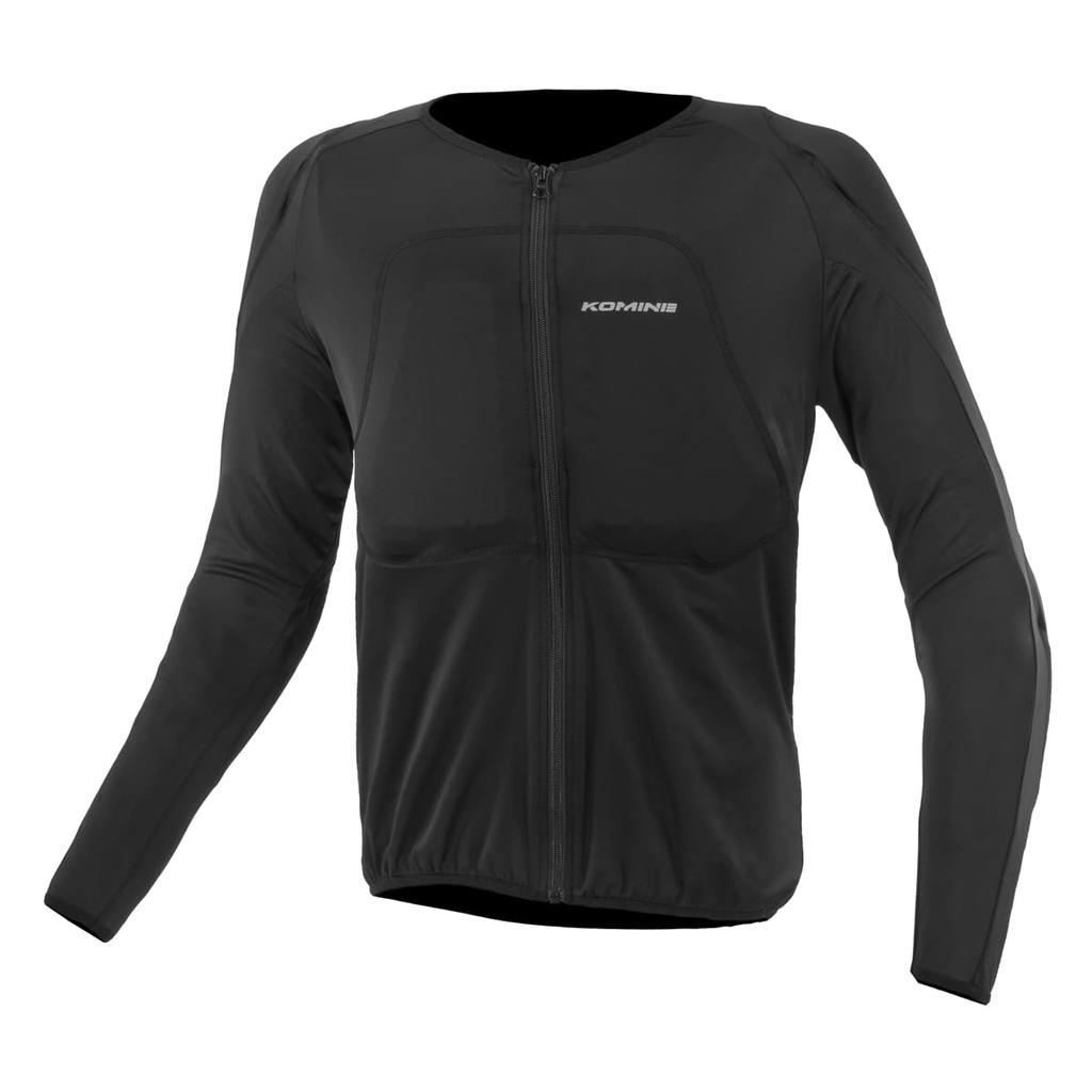KOMINE Thermal CE Protective Inner Armor for CE Level 2 Warm and Size L SK-854 Motorcycles, Certified, Stretchy, 04-854 Black,