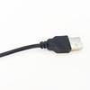 12V USB To DC3.5x1.35mm Elbow Power Cable For Desk Lamp Mini Fan Routers 35cm Length