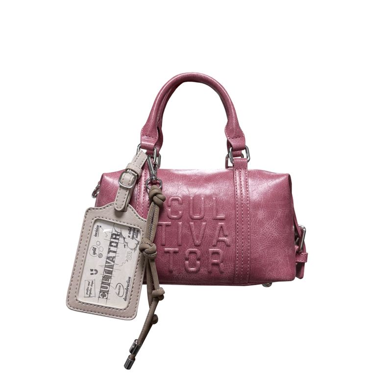 

Культиватор Оригинальный Нишевый Ретро Универсальный Контрастный Цвет Держатель для Карт Кроссбоди Сумка-Подушка Бостон 2025 Весна Новое Поступление Rose Pink (In Stock)