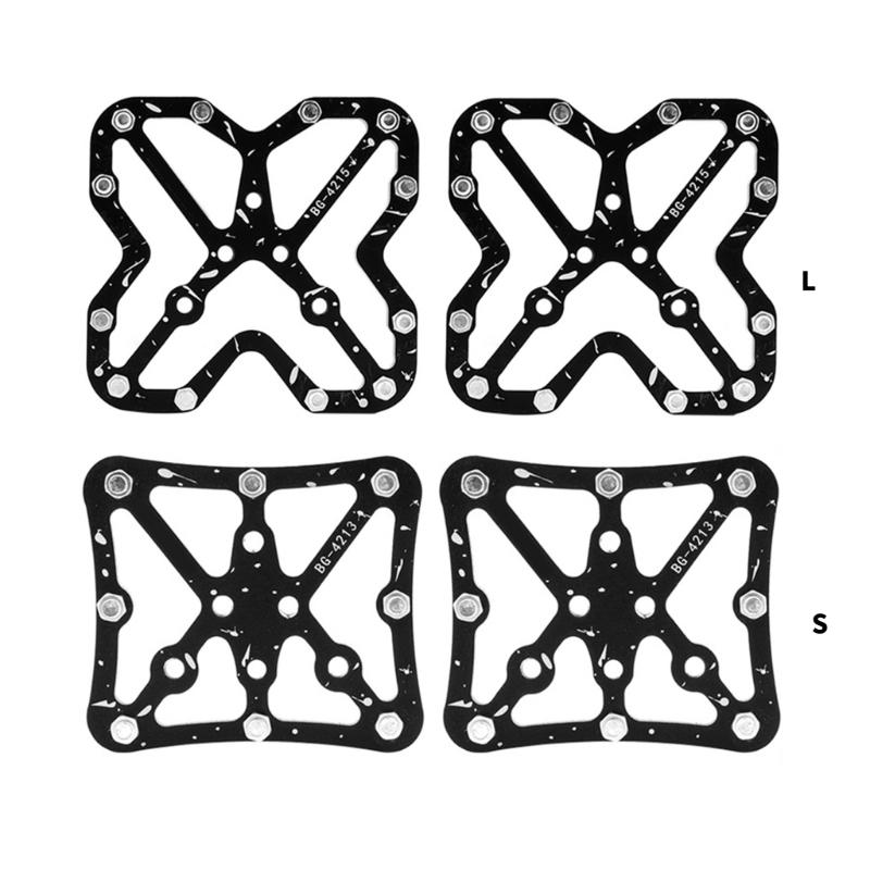 2er-Pack Leichtgewicht Antirutsch Fahrrad Cleats Bequeme Fahrradpedalplatten zur Verbesserung von Stabilität und Sicherheit