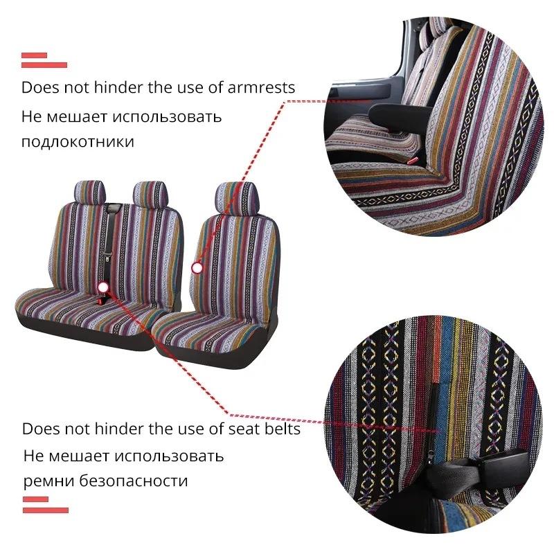 1 + 2 Seater Covers Truck Seat Covers Universal Truck Seat Covers Fit for Truck Lorry /Van /Suv Car Accessories