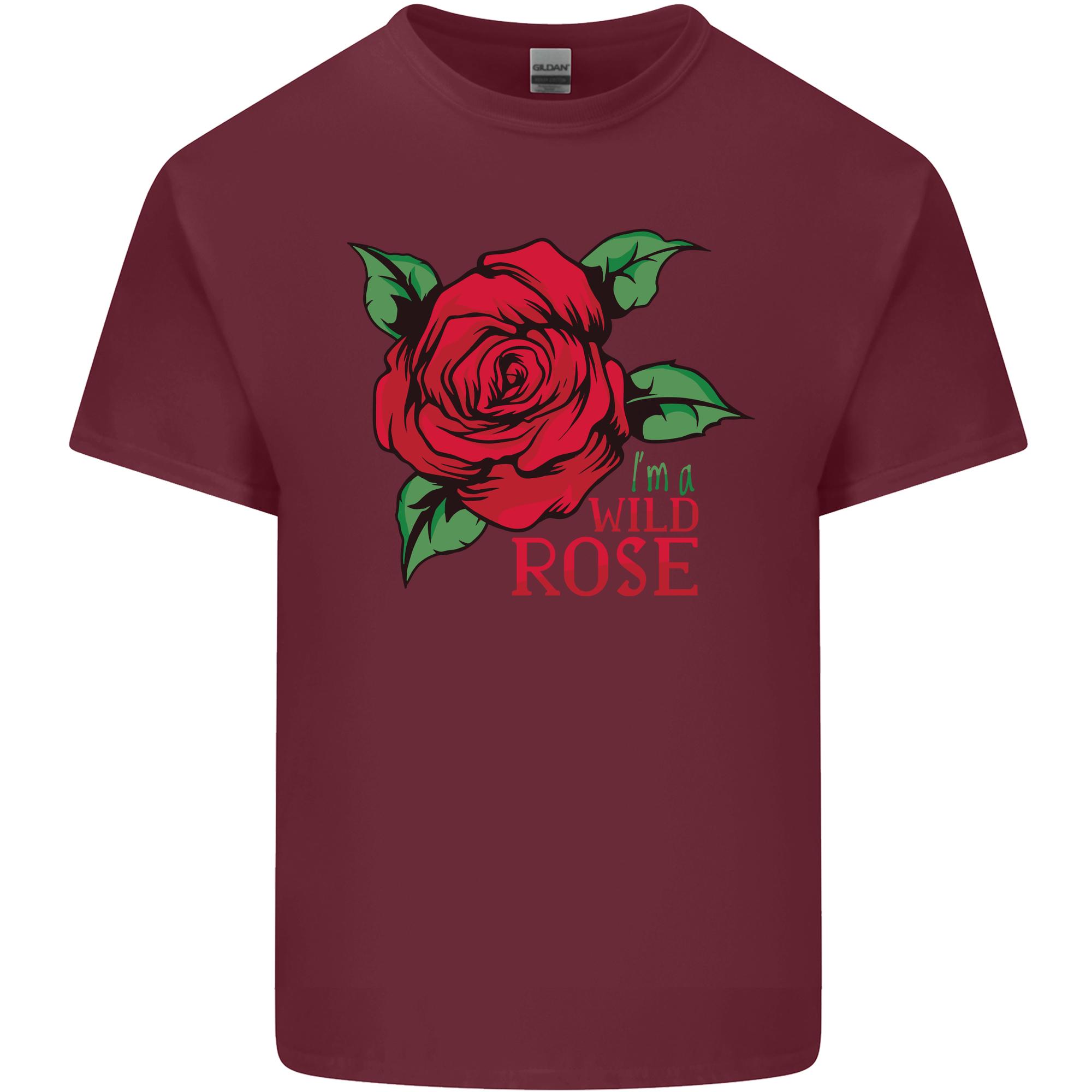 Im a Wild Rose Unisexs Light Cotton TShirt S