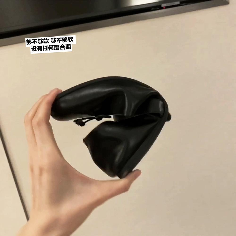 Shei Chic Girl Bow Small Fragrant Style Flat Ballet Shoes Single Shoes Women's Mary Jane Shoes