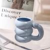 Cute Pearlescent Layered Ceramic Mug