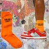 GALLERY DEPT VUJADE Herbst & Winter Graffiti Buchstaben Mid-Tube Trendy Paar Socken