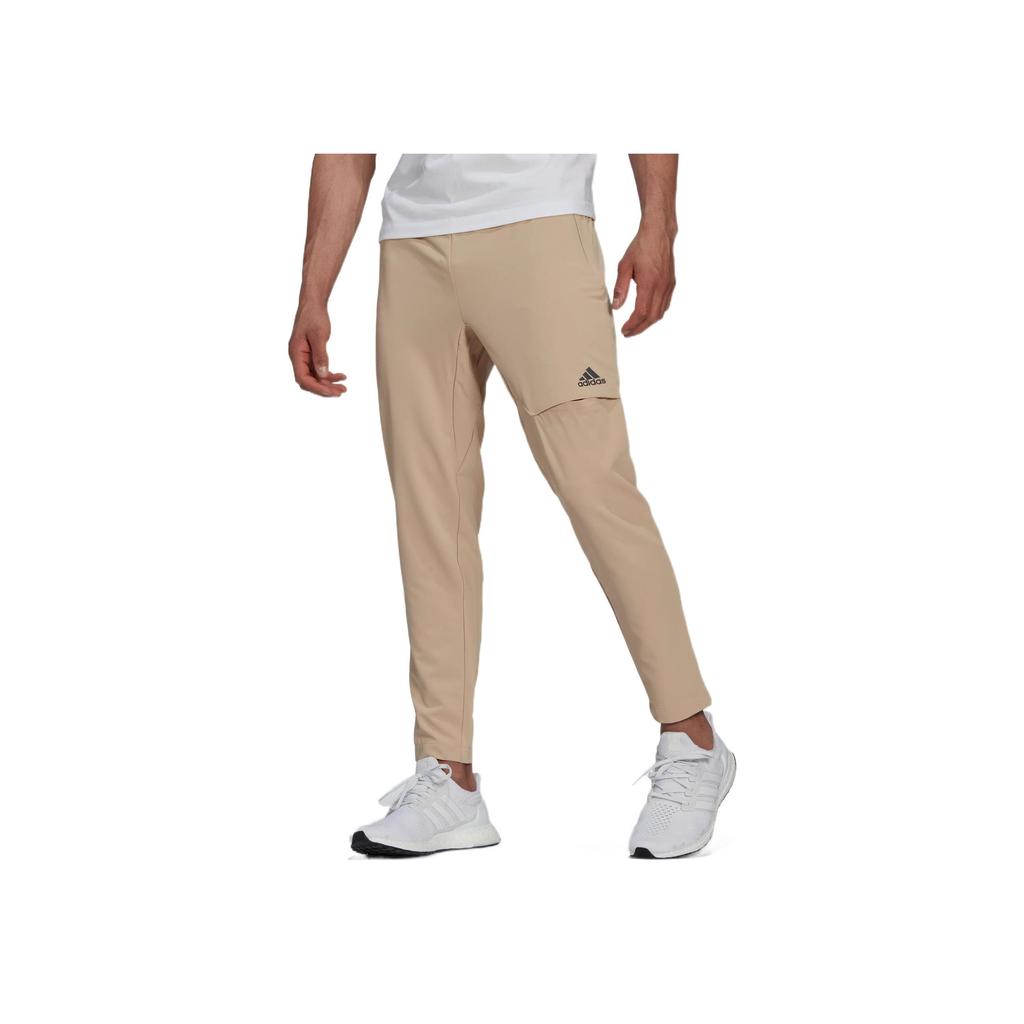 New Adidas Knitted Sweatpants Men Light Umber HK4494