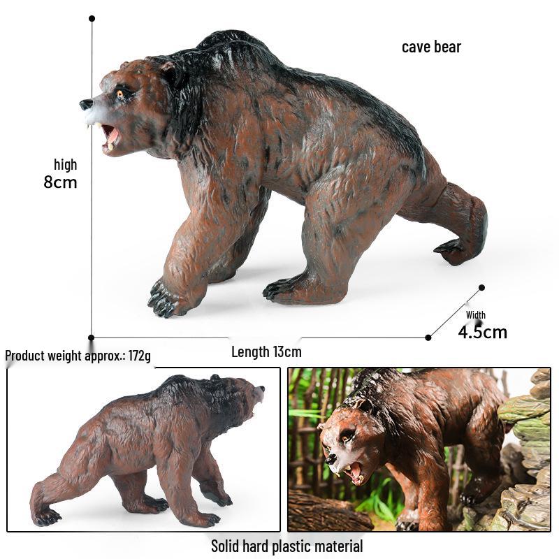 Animal Model Simulation Toy: Woolly Rhinoceros, Dunkleosteus, Deinotherium, Mammoth, Smilodon, Thunder Bird