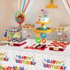 Birthday Tablecloth, 2 Pack Birthday Table Cloths, 54 X 108 Inch Disposable Rectangle Tablecloths Plastic Birthdays Table Cover Party Tablecovers,