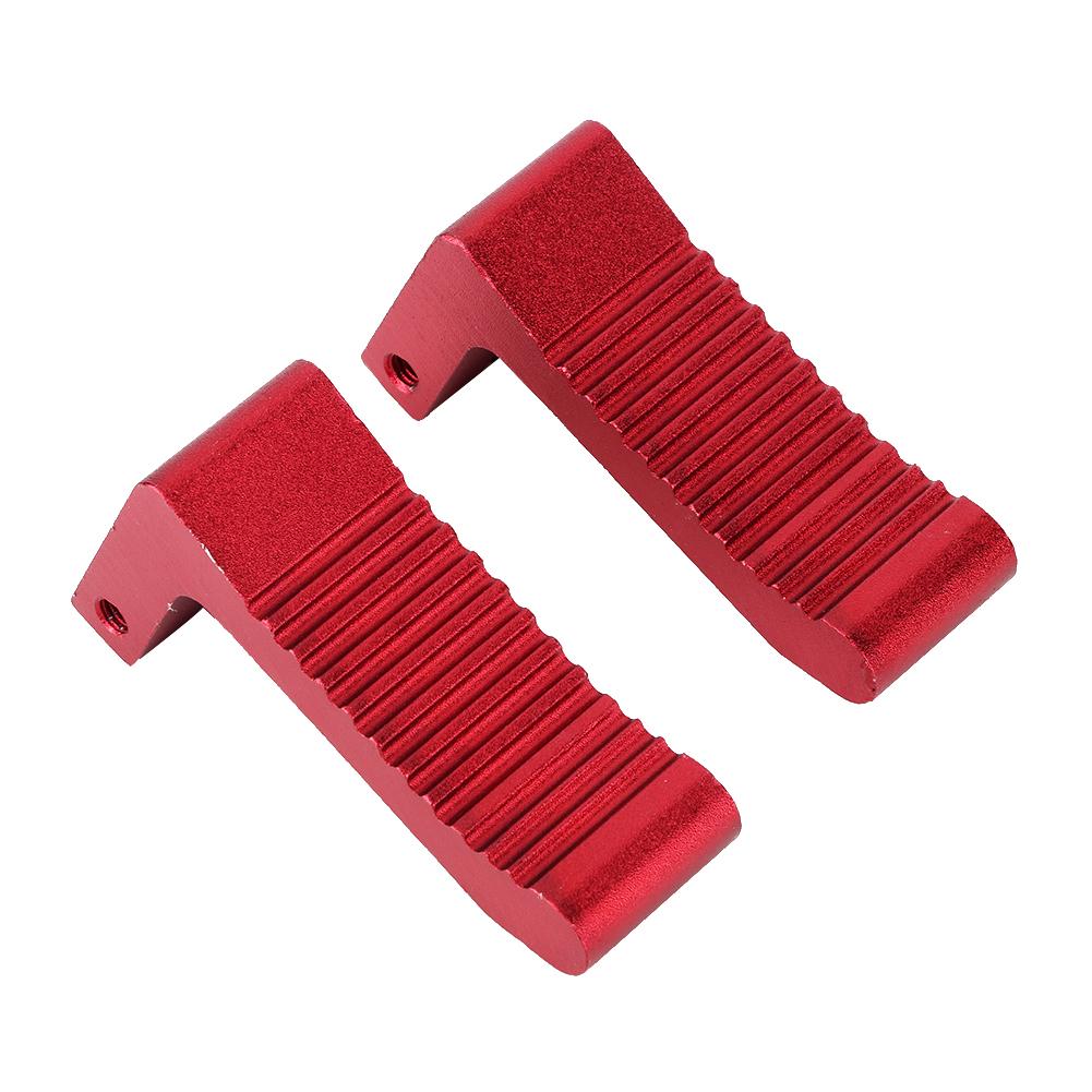 Red Mini Moto Racing Aluminum Alloy Footpeg Foot Rest Peg Footrest Pedal Fit for 47cc 49cc
