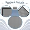 Floor Air Outlet Cover Ventilation Grille Made of Sturdy PVC Material And Mesh for Living