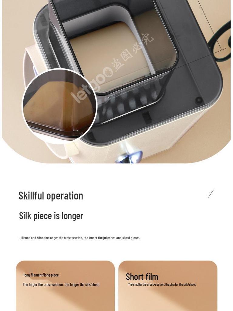 Electric Multifunctional Vegetable Cutter & Grater for Potatoes and Carrots