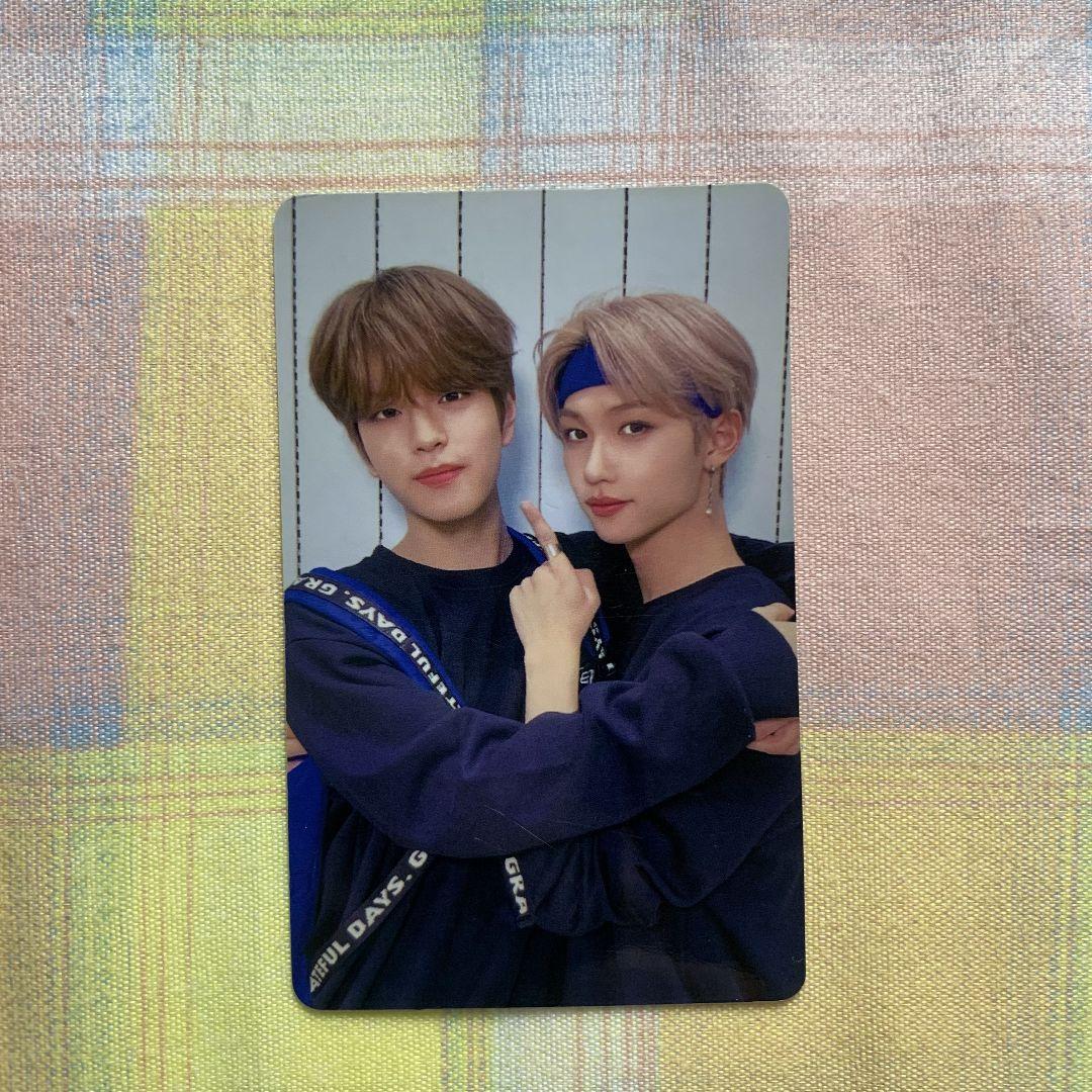 

[USED] StrayKids Felix Seungmin Bonus Unit Mini Fan Meeting Trading Card
