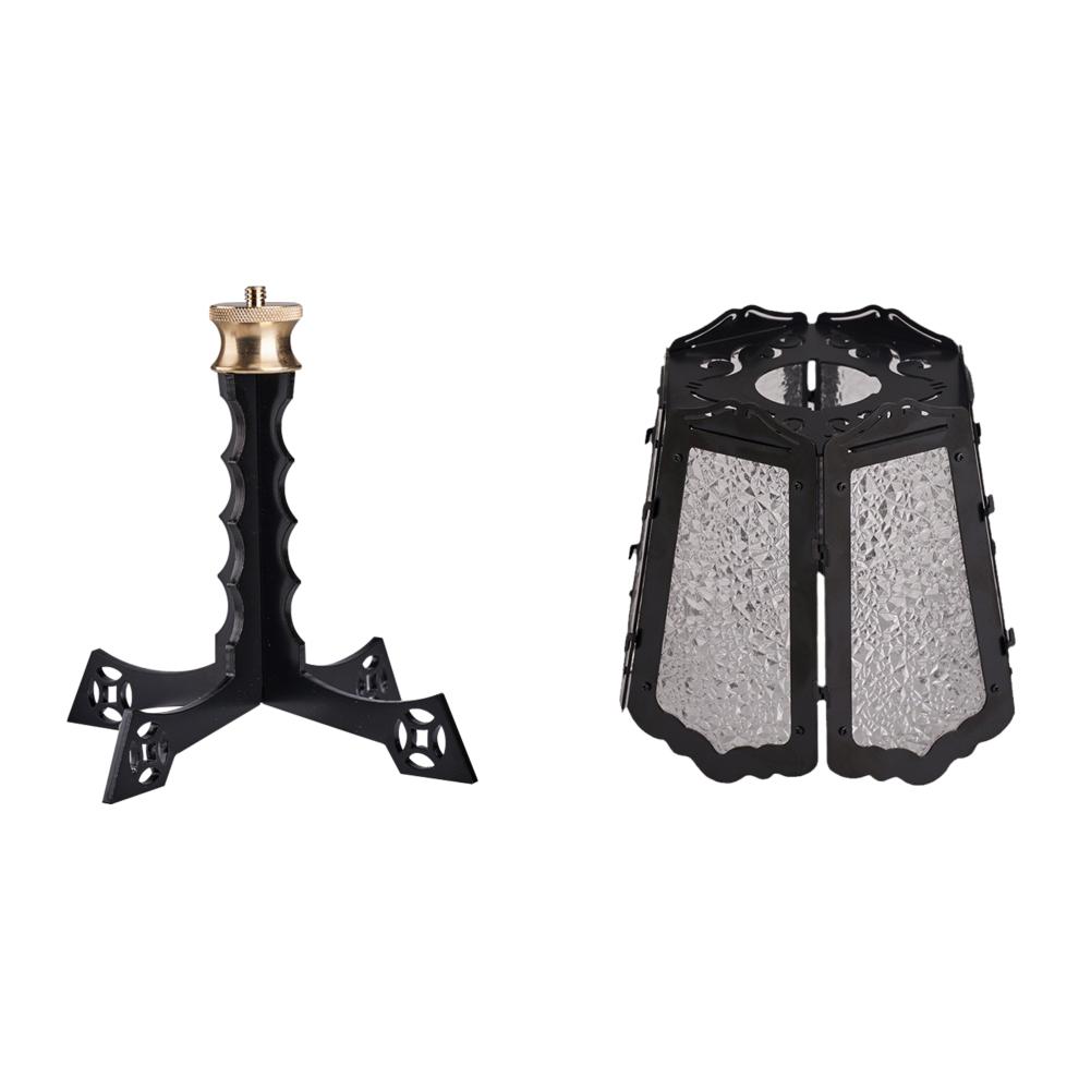 

Faltbare Lampenhalterung mit 1/4 Gewinde, Camping-Laternenständer für Goal Zero-