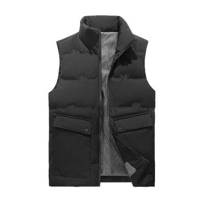 Lightweight Down Vest for Men, Suitable for Wearing On The Outside and Wearing On The Inside, with A Stand Up Collar and Camisole for Versatile Warmth