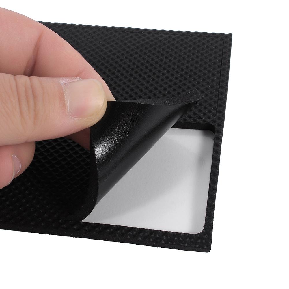 4pcs Black NOn slip Self Adhesive Floor Protectors Furniture Sofa Desk Chair Rubber Feet Pads