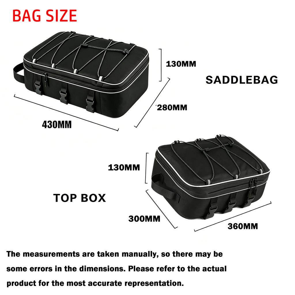 For R1300GS Adventure R 1300 GSA R1300 GS ADV 2024 2025 2026 Top Case Cover Bag Top Box Waterproof Bag Tool Kit Side Storage Bag