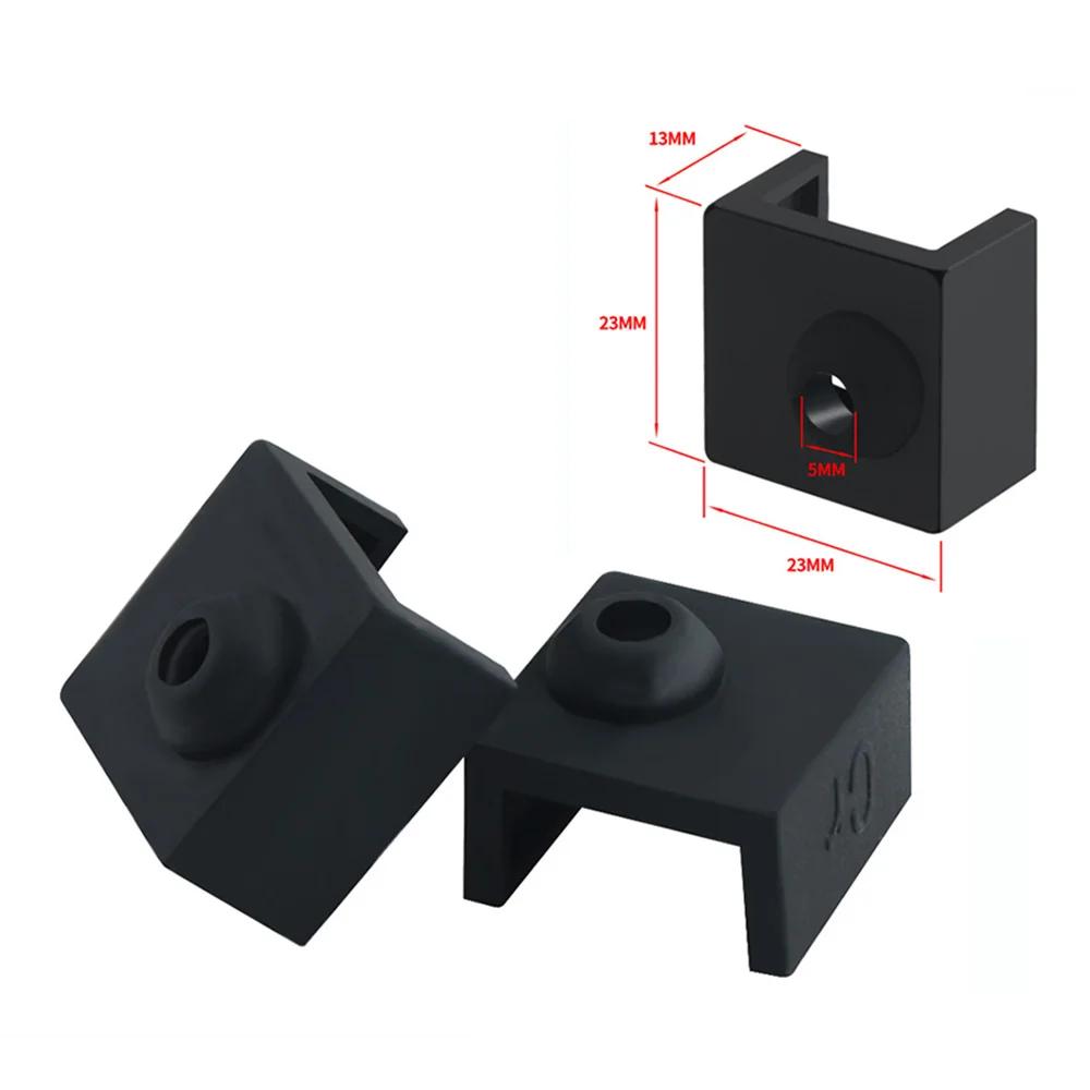 5Pcs 3D Printer MK7 MK8 MK9 Silicone Sock Heater Block Cover for Creality Ender 3/3 Pro/3 V2, Ender 5/5 Plus/5 Pro, CR10 Series