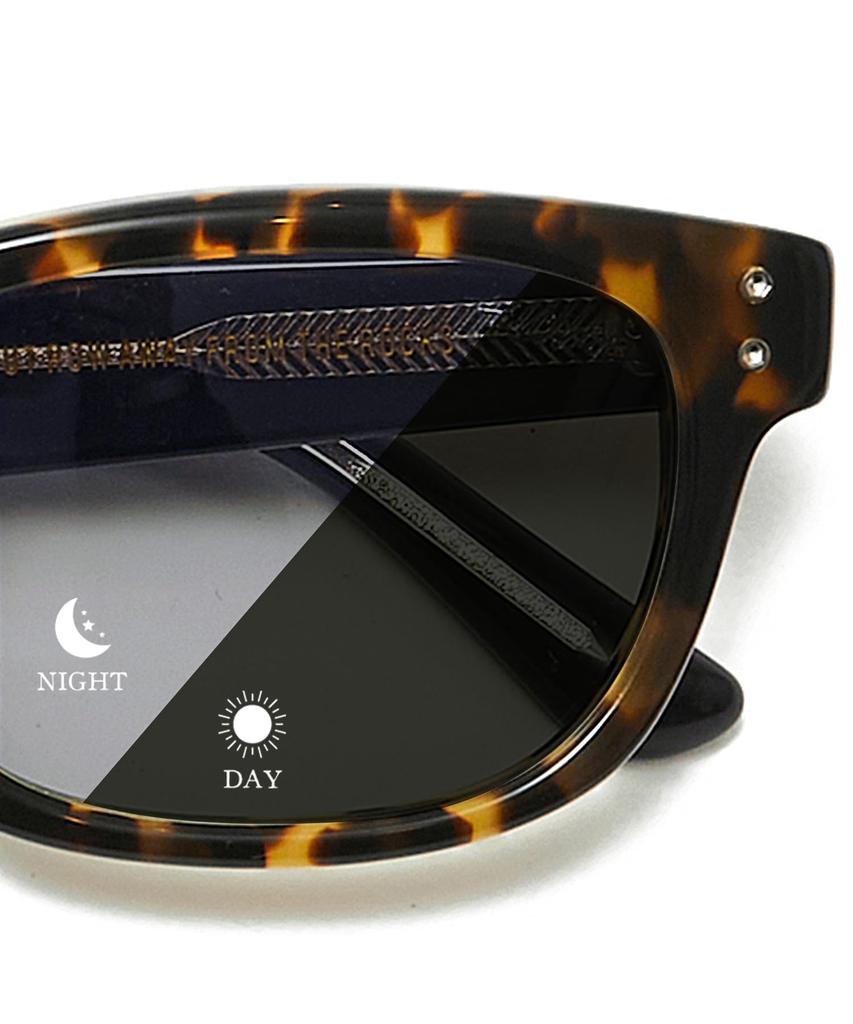 Climie ROB Photochromic Sunglasses for Biker UV Clear Wellington Adjustable Fashion Tortoiseshell Combi Free COMBI DEMIX Photochromic Lenses Men,