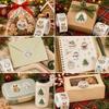 500Pcs/roll Merry Christmas Sticker Cute Santa Snowman Elk Gift Seal Labels Wrapping Decor Stickers for Bag Envelope