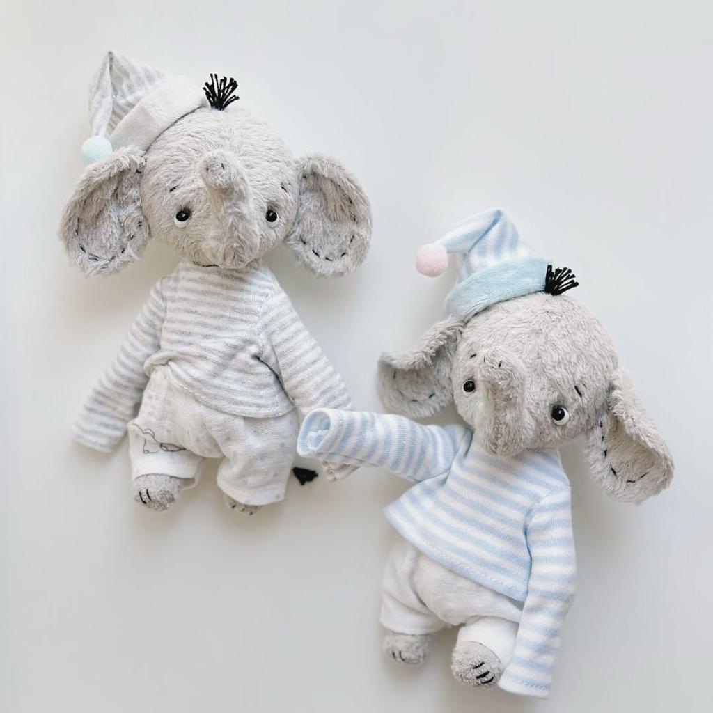 [USED] Quiet Elephant Baby Baby Elephant Plush Toy Teddy Bear by an Overseas Artist