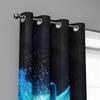 2 pieces of Ice and Fire Wolf fashion printed curtains, bedroom and living room, home decoration, room decoration