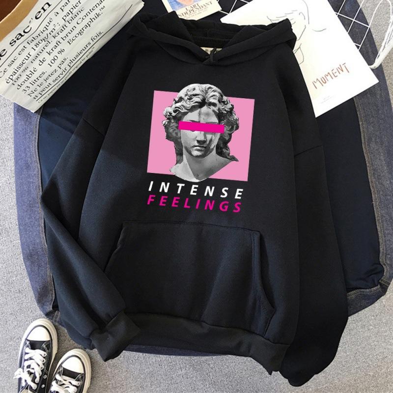 Intense Feelings Funny Hot Sale Hoodies Womens B