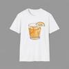 Negroni Spritz Illustration T-Shirt and Kids Tshirt | Italian Cocktail Glass with Orange Slice