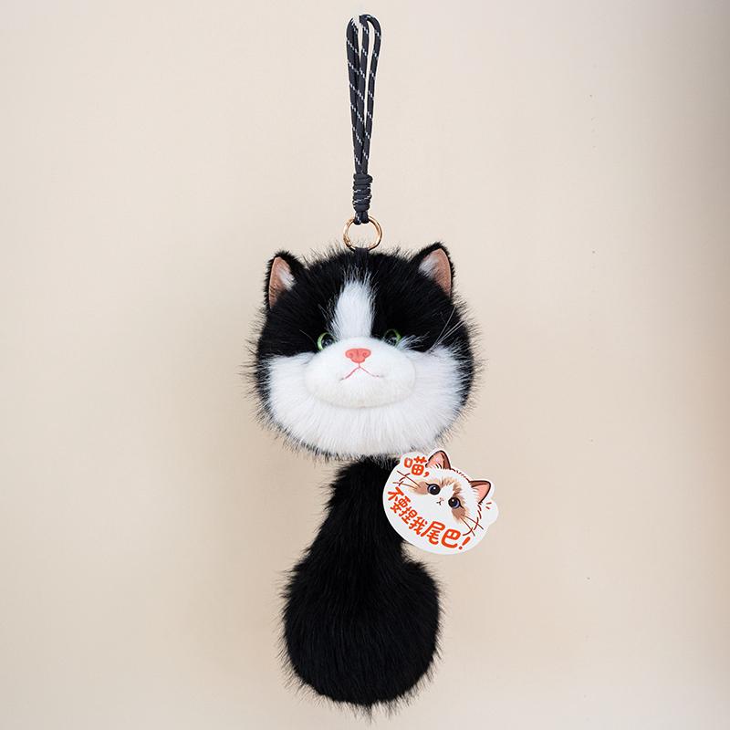 Kawaii Katze Plüschtier Tasche Realistische Textur Weiche Simulationskatze Plüschpuppe Lebensechte Kätzchen Stoffpuppe Katze Plüschpuppe 33cm 33cm