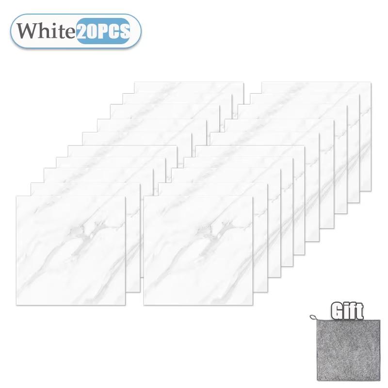 10-50 BUC Autocolant Decorativ de Perete Autoadeziv Îngroșat Autocolant de Podea Tip Marmură PVC Impermeabil Autocolant de Perete pentru Toaletă Bucătărie Dormitor