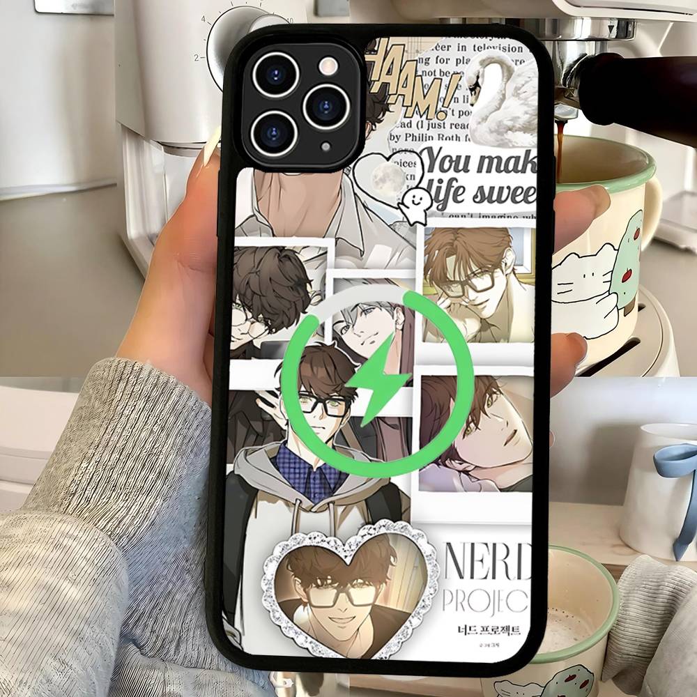 Nerd Project Bl Anime Phone Case For IPhone 17 16 Pro Max 15 14 Plus 11 13 12 Shockproof Magnetic For Magsafe Cover