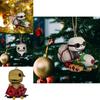 Pingente Único de Árvore de Natal Jack Sally Pesadelo Antes do Natal Decoração de Halloween