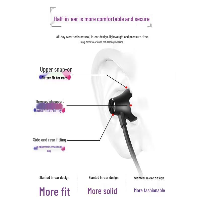 SOAI X8 Neckband Wireless Bluetooth Sports Earphones