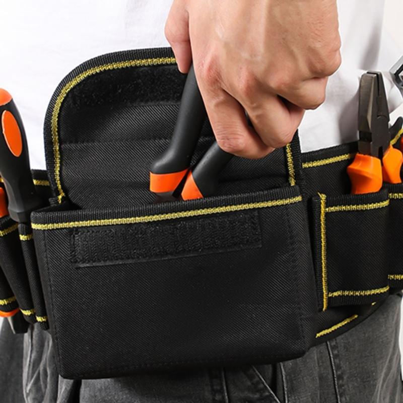 Multipurpose Oxford Work Apron with Tool Organizers Pockets Suitable for Professional and DIYer Projects On Site Repair