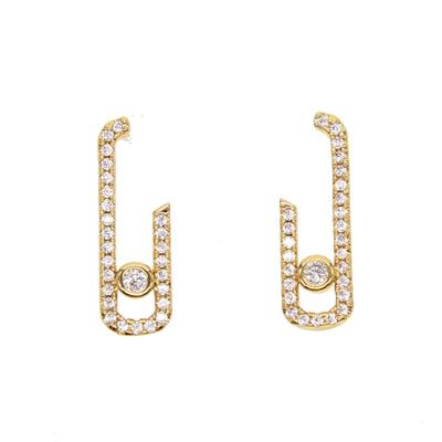 Mimimalist Cute Jewelry Authentic 925 Sterling Silver 1pc No Move Cz Stone Stud Earrings For Women Crystal Delicate Tiny Earring