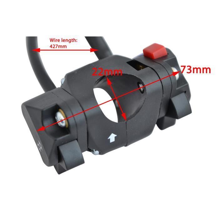 Enduro Interrupteur de Klaxon 22mm 7-8