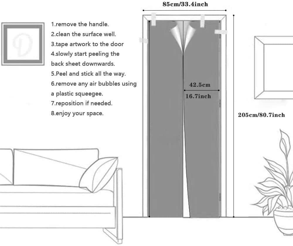 3D-Türkunstaufkleber, Rock Cave River, selbstklebende Türaufkleber, Abziehbilder für Zuhause, Schlafzimmer, wasserdichte Vinyl-Dekoration, Schlafzimmer-DIY-Wandaufkleber